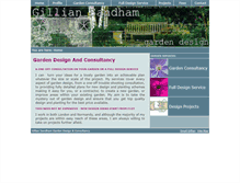 Tablet Screenshot of gilliansandhamgardendesign.co.uk